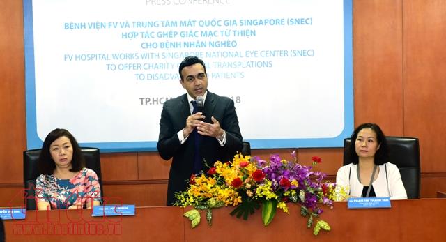 Bệnh viện tư nhân đầu tiên ghép giác mạc miễn phí cho bệnh nhân nghèo ảnh 1